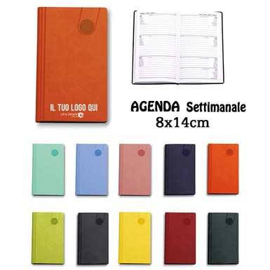 0165 (AGENDA TASCABILE SETTIMANALE) personalizzata
