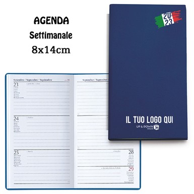 0173 (AGENDA TASCABILE SETTIMANALE) personalizzata