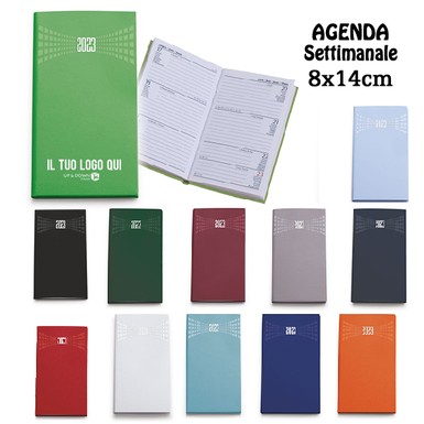 0197 - 0189 (AGENDA TASCABILE SETTIMANALE) personalizzata