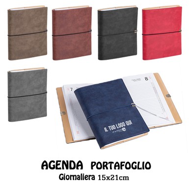 PB217 (AGENDA ELASTICO GIORNALIERA) personalizzata