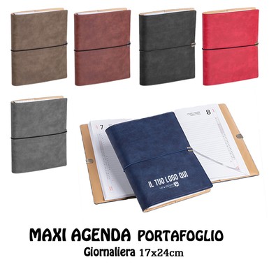 PB219SDA (AGENDA ELASTICO GIORNALIERA) personalizzata