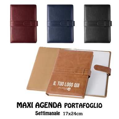 PB227 (AGENDA PORTAFOGLIO SETTIMANALE) personalizzata