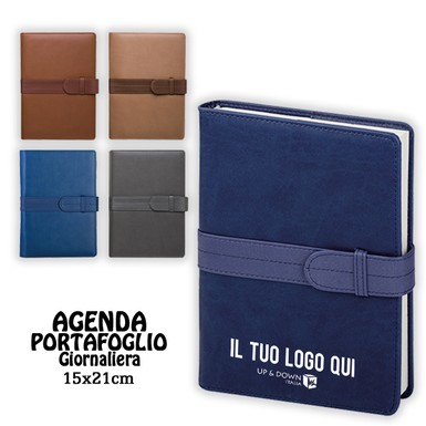 PB228 (AGENDA PORTAFOGLIO GIORNALIERA) personalizzata