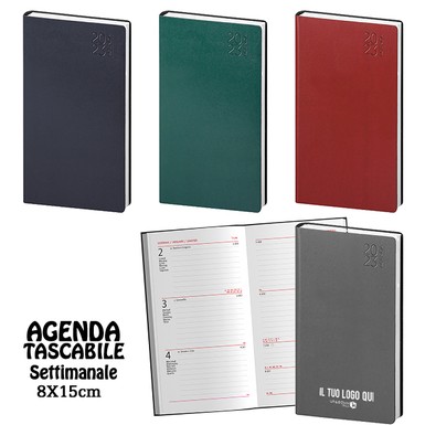 PB318 (AGENDA TASCABILE SETTIMANALE) personalizzata