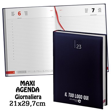PB505 (MAXI AGENDA GIORNALIERA)  personalizzata