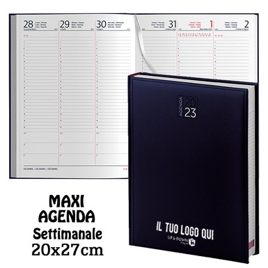 PB506 (MAXI AGENDA SETTIMANALE)  personalizzata