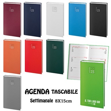 PB550 (AGENDA TASCABILE SETTIMANALE) personalizzata