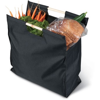 Shopper con manici in legno personalizzata (1 colore 1 posizione)