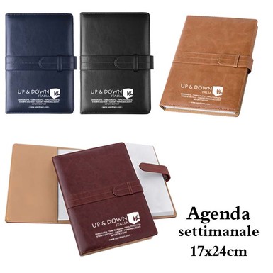 PB227S (AGENDA PORTAFOGLIO SETTIMANALE) personalizzata