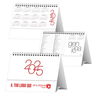 H/21 (CALENDARIO DA TAVOLO DESIGN) Personalizzato