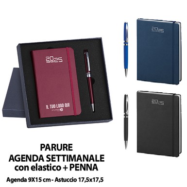 PB573 (PARURE AGENDA E PENNA) personalizzata